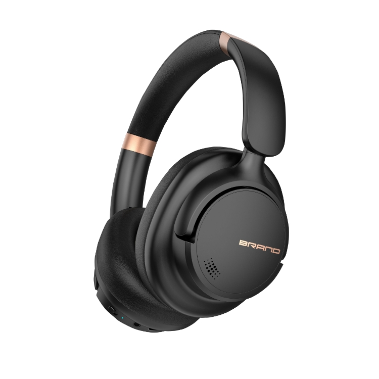 ANC Headphone wireless Over-Ear noise cancelling bluetooth headphones with Mic